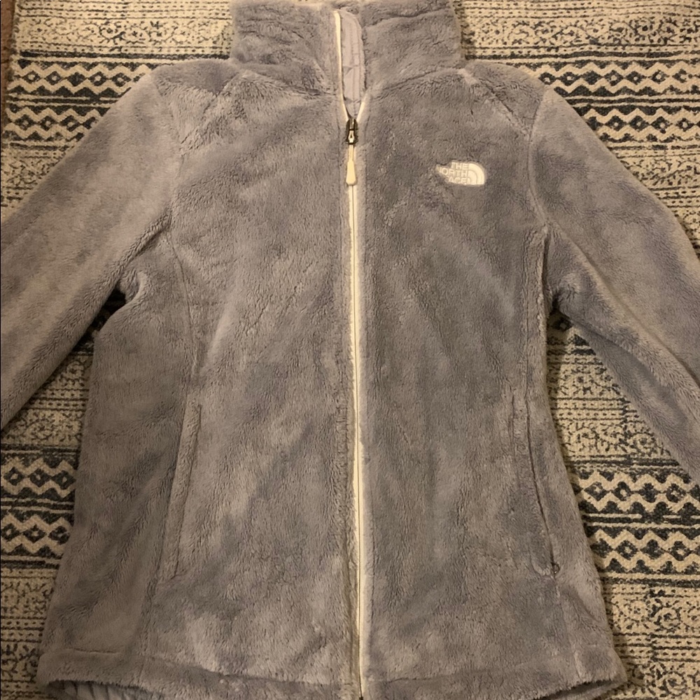 Grey North Face, slightly worn